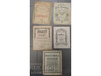 Colecție de ediții muzicale de epocă 1895-1914