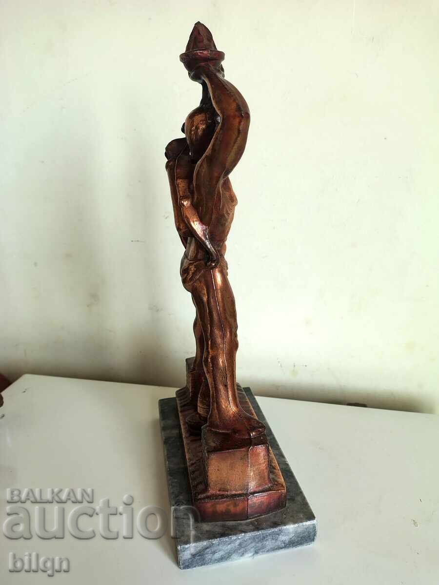 Superbă statuie de bronz a Colosului din Rhodos - 6