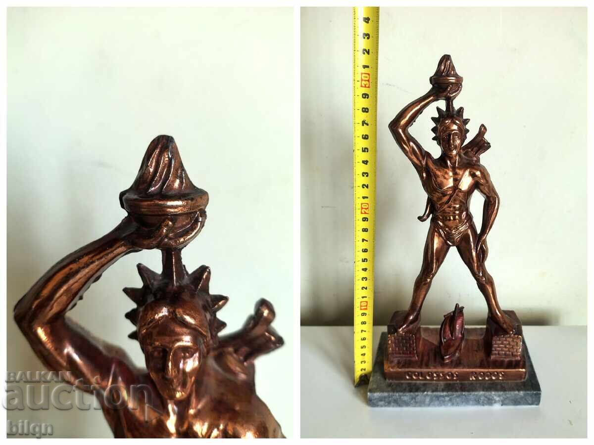 Superbă statuie de bronz a Colosului din Rhodos - 7