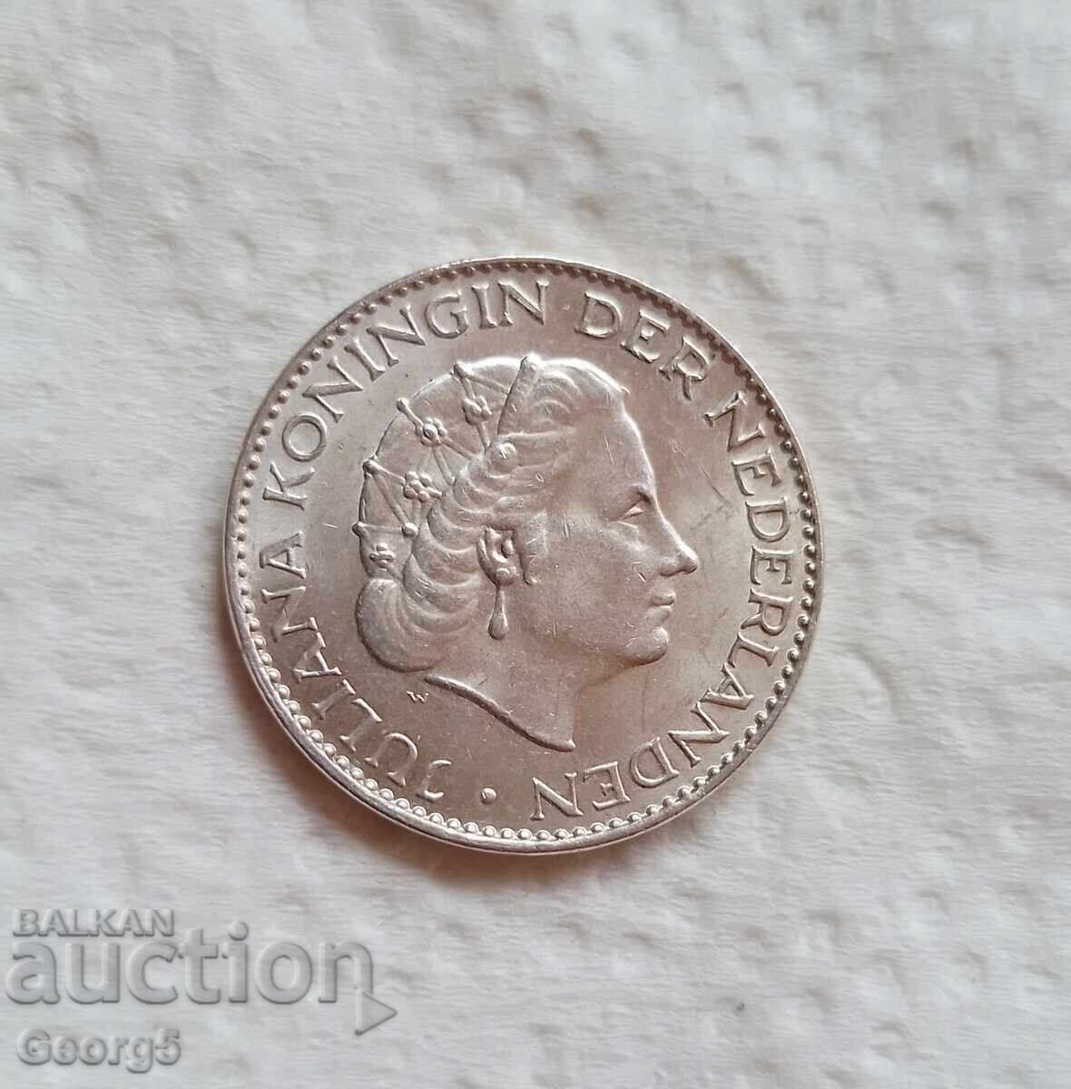 Livrarea 1 gulden 1956 - Argint