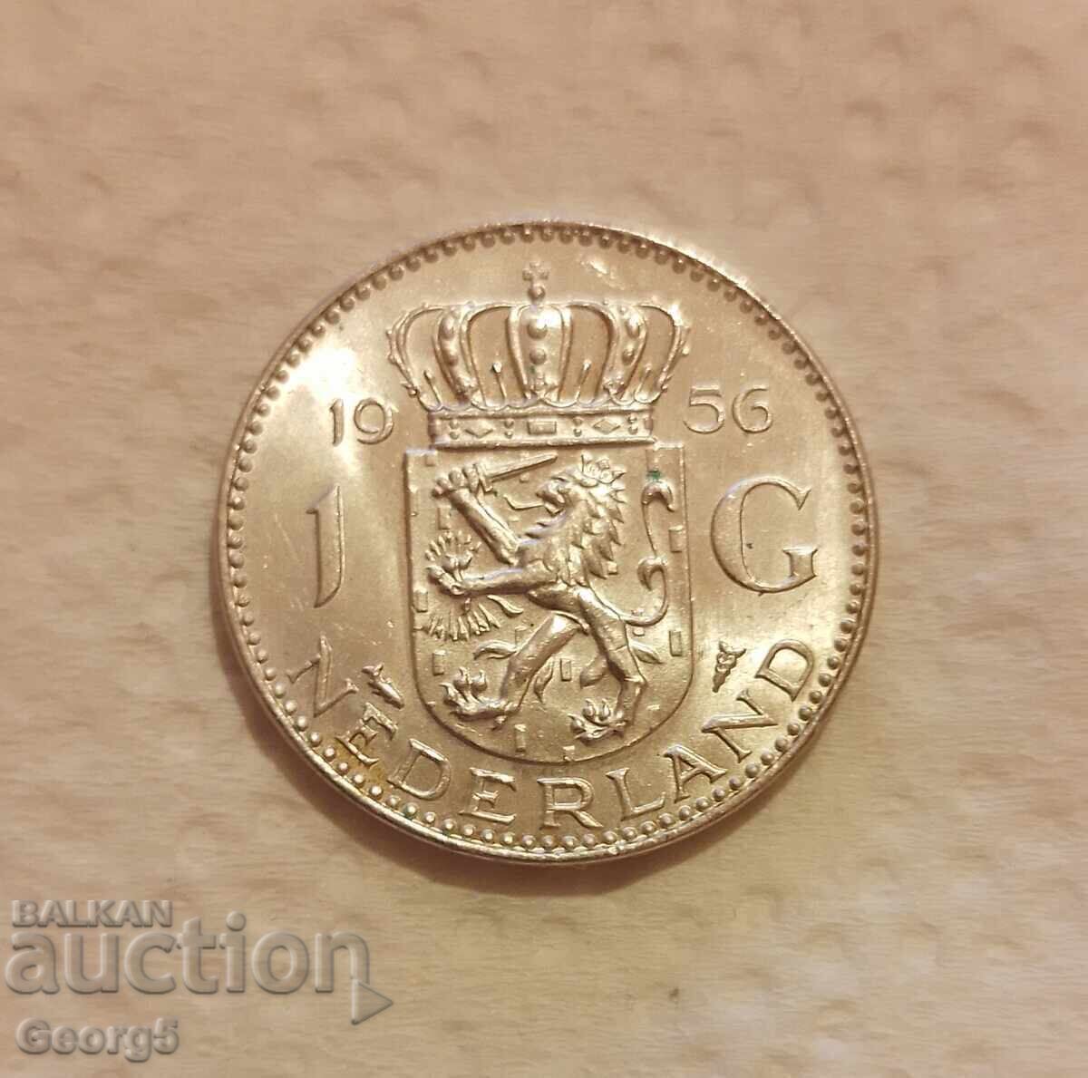 1 gulden 1956 - Argint