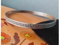 VINTAGE SILVER ENGRAVED BRACELET