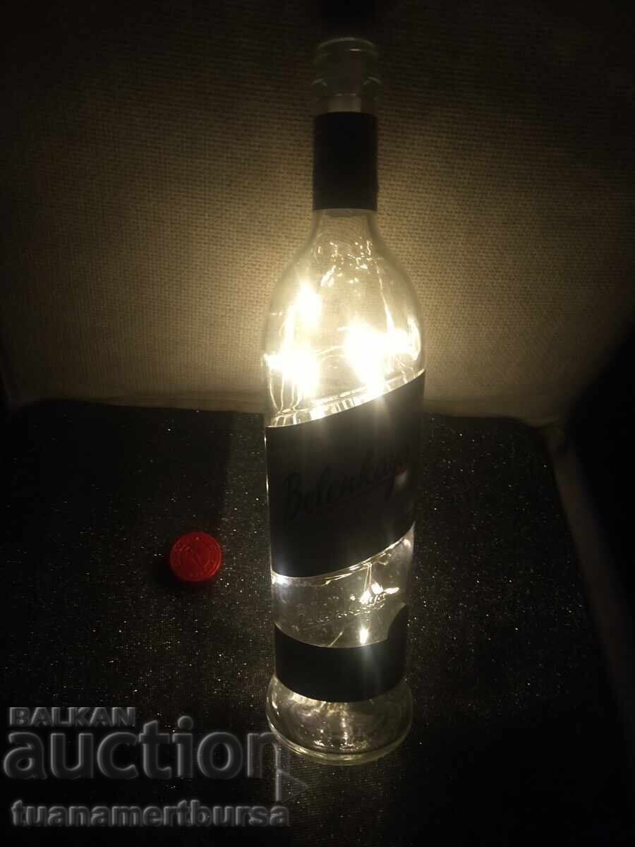 Delivery of LED illuminated decorative bottle