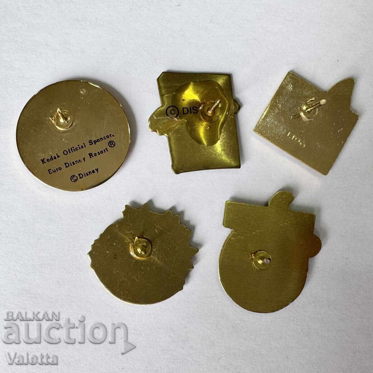 Licitație Lot de 15 insigne vintage rare Euro Disney