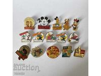 Παρτίδα από 15 σπάνιες vintage κονκάρδες Euro Disney