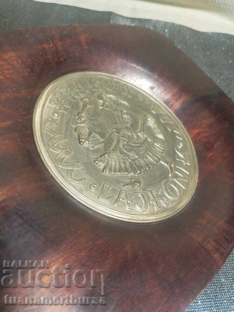 Placă decorativă din lemn și metal - 5 Placă decorativă din lemn și metal - 5