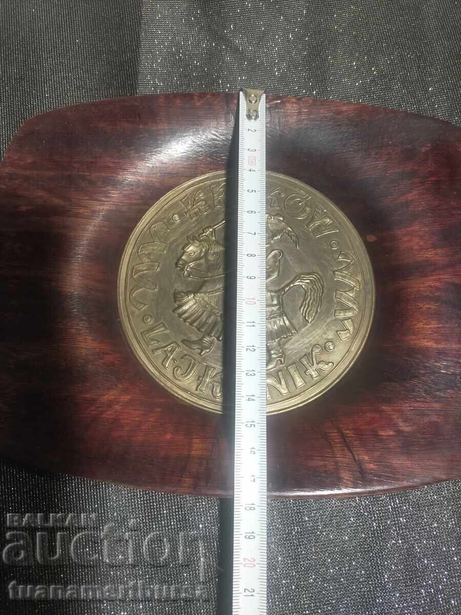 Placă decorativă din lemn și metal - 6 Placă decorativă din lemn și metal - 6