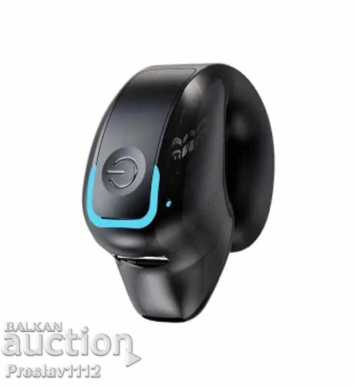 Черна Безжична Клипс Стерео Слушалка