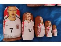 Matryoshka-Beckham-football England