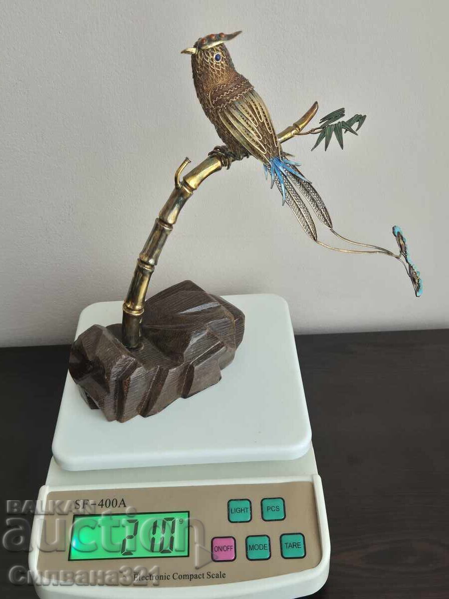 Argint Email Placat cu aur - 5