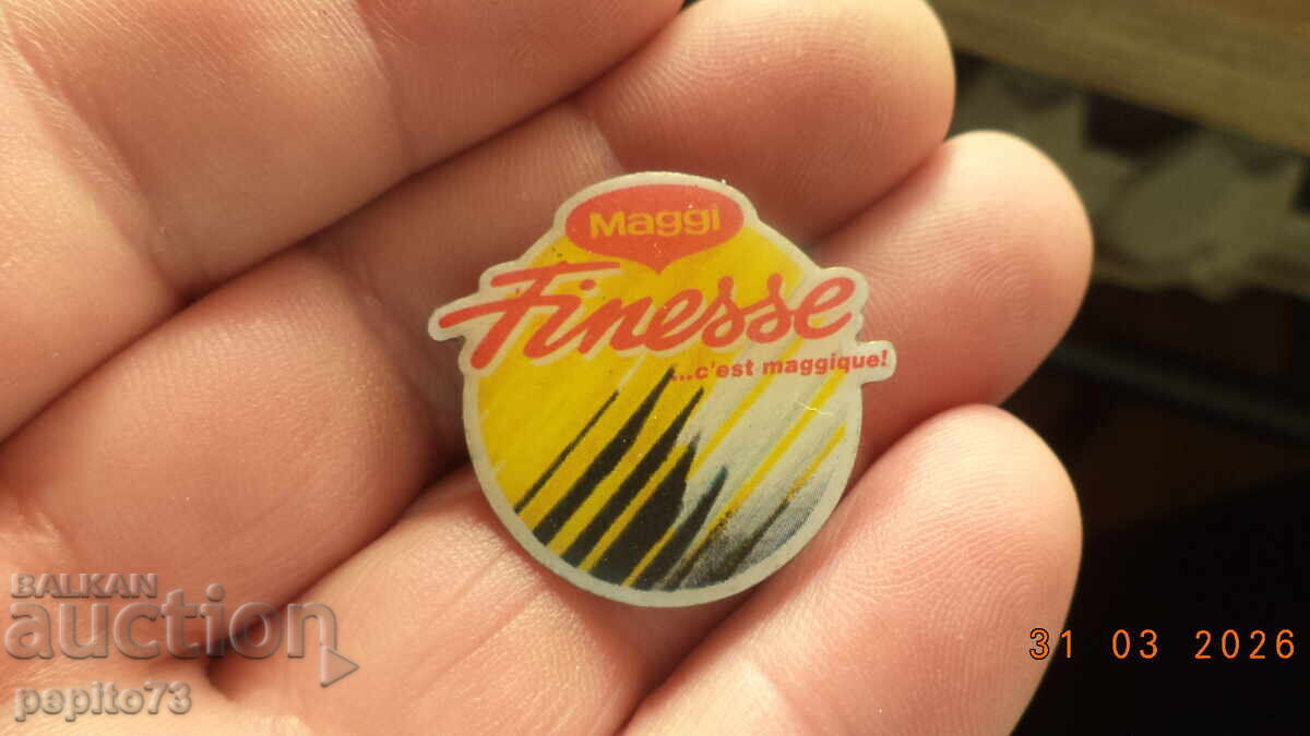 insignă „Maggi Finesse”, produs alimentar
