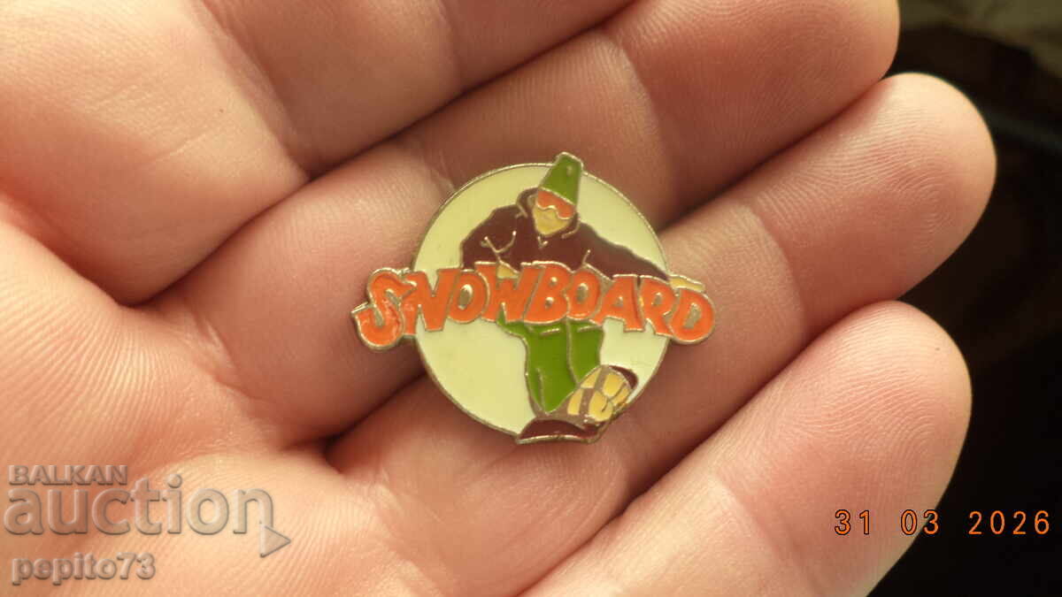insignă, SNOWBOARD, sporturi extreme de iarnă