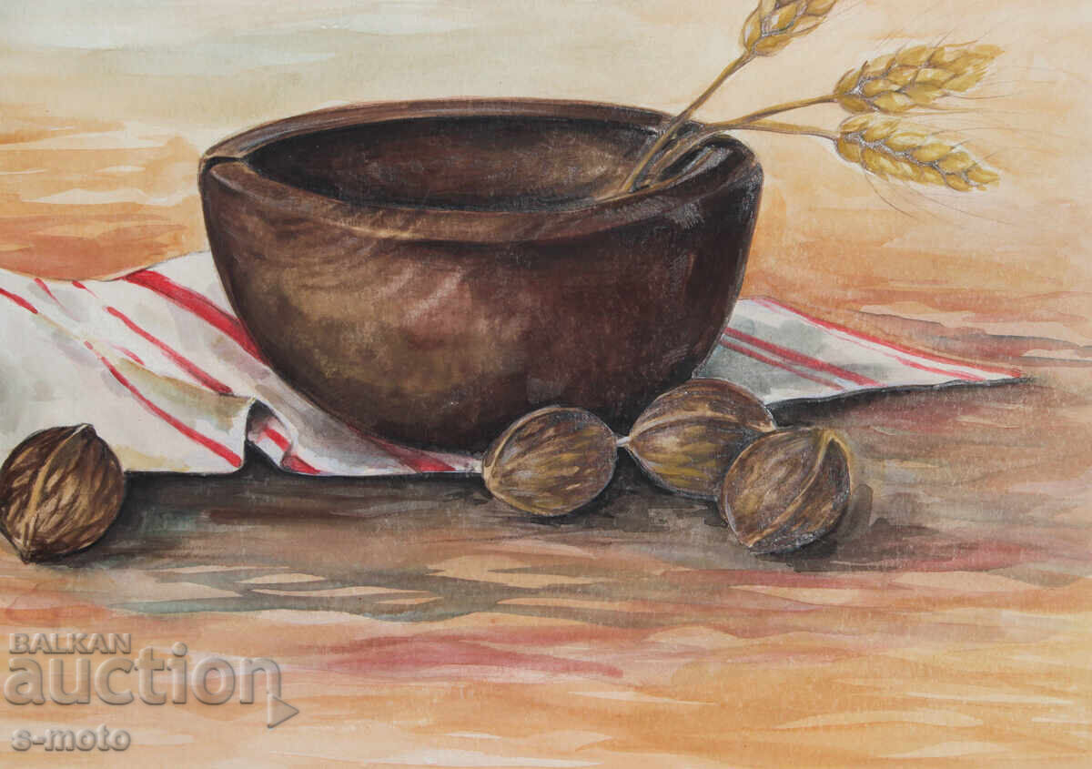 Radina Petrova tablou acuarelă natură moartă - 5 Radina Petrova tablou acuarelă natură moartă - 5