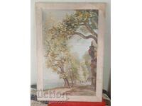 Tablou brodat pe pânză