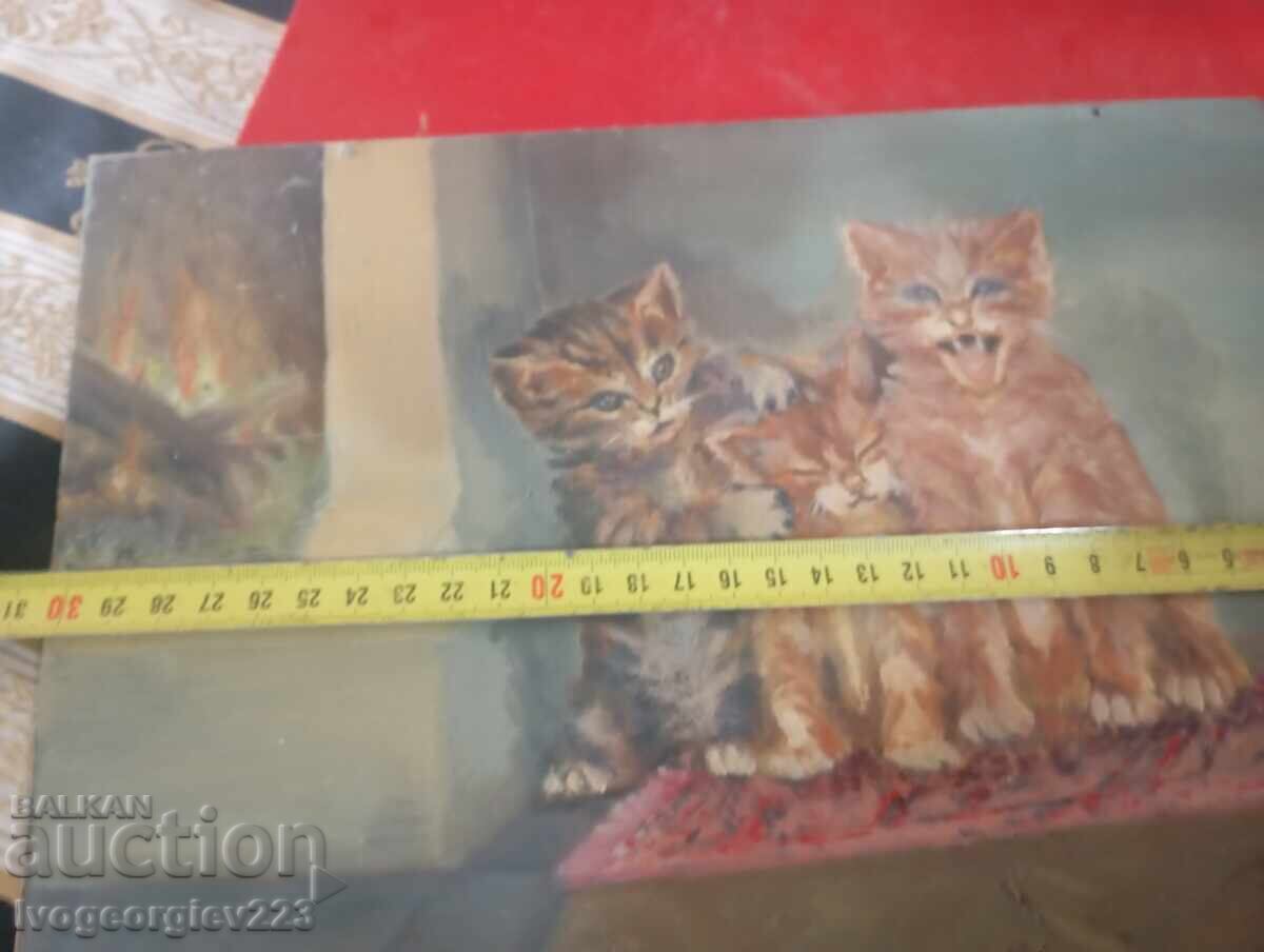 Πίνακας - γατάκια - 5 Πίνακας - γατάκια - 5