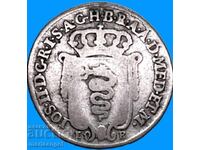5 солди 1784 Австрия за Италия Милан Йозеф II Хабсбург рядка