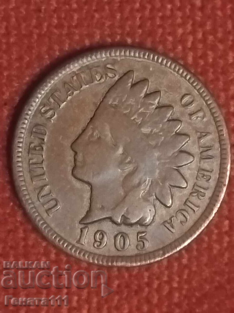 Аукцион Стара колекционерска монета САЩ 1905г