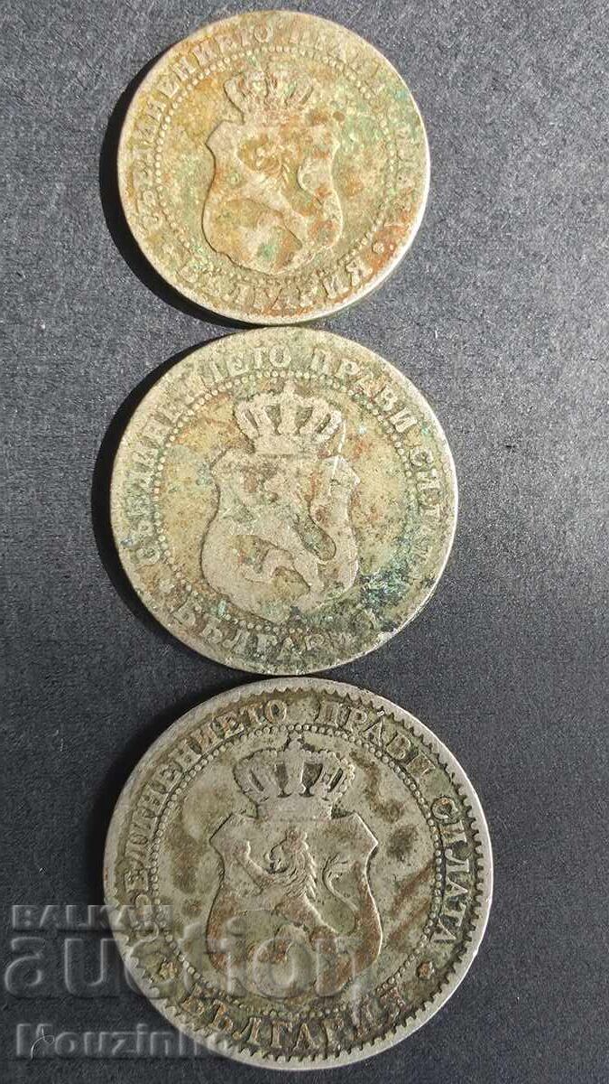 5, 10, 20 stotinki 1888 4 cu preț € 10.00 | 19.56 BGN 5, 10, 20 stotinki 1888 4 cu preț € 10.00 | 19.56 BGN