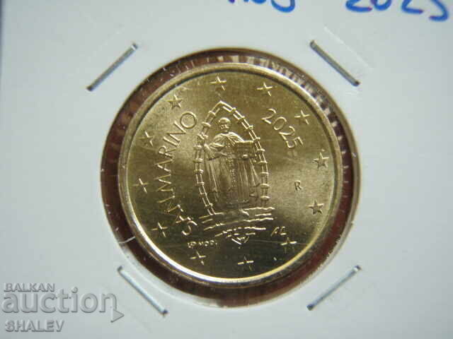 50 Λεπτά 2025 Σαν Μαρίνο (50 ευρώ Σαν Μαρίνο) - Unc