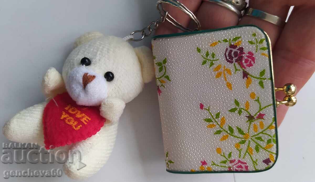 Auction  Vintage JAPAN wallet and keychain