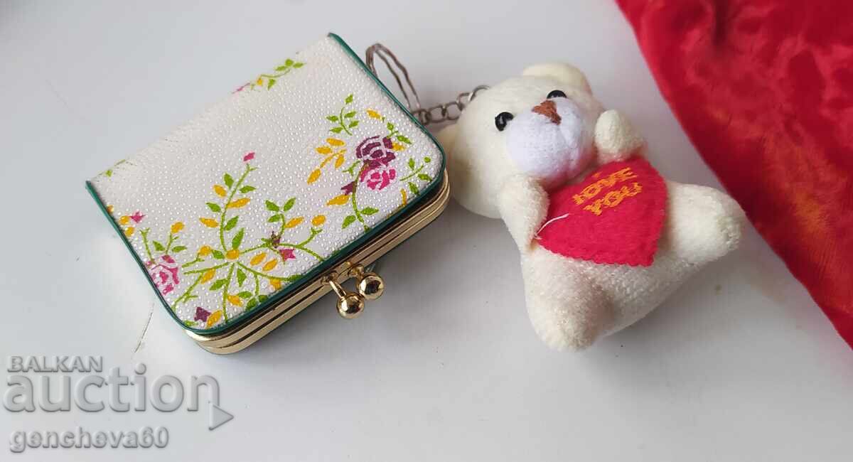 Vintage JAPAN wallet and keychain