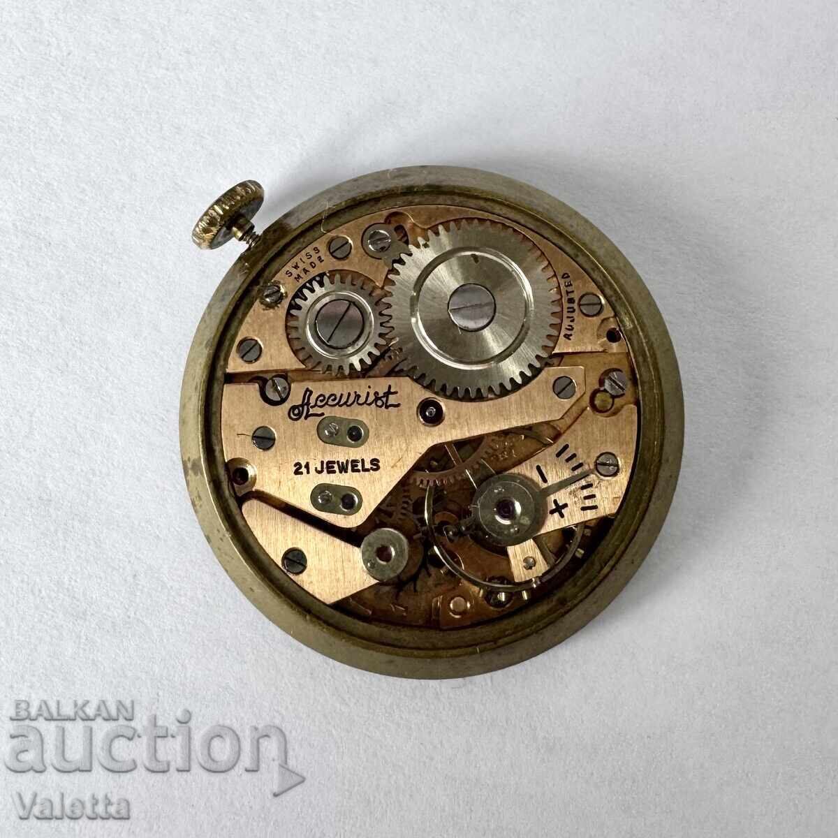 Ceas elvețian vintage Accurist cu 21 de rubine - 6