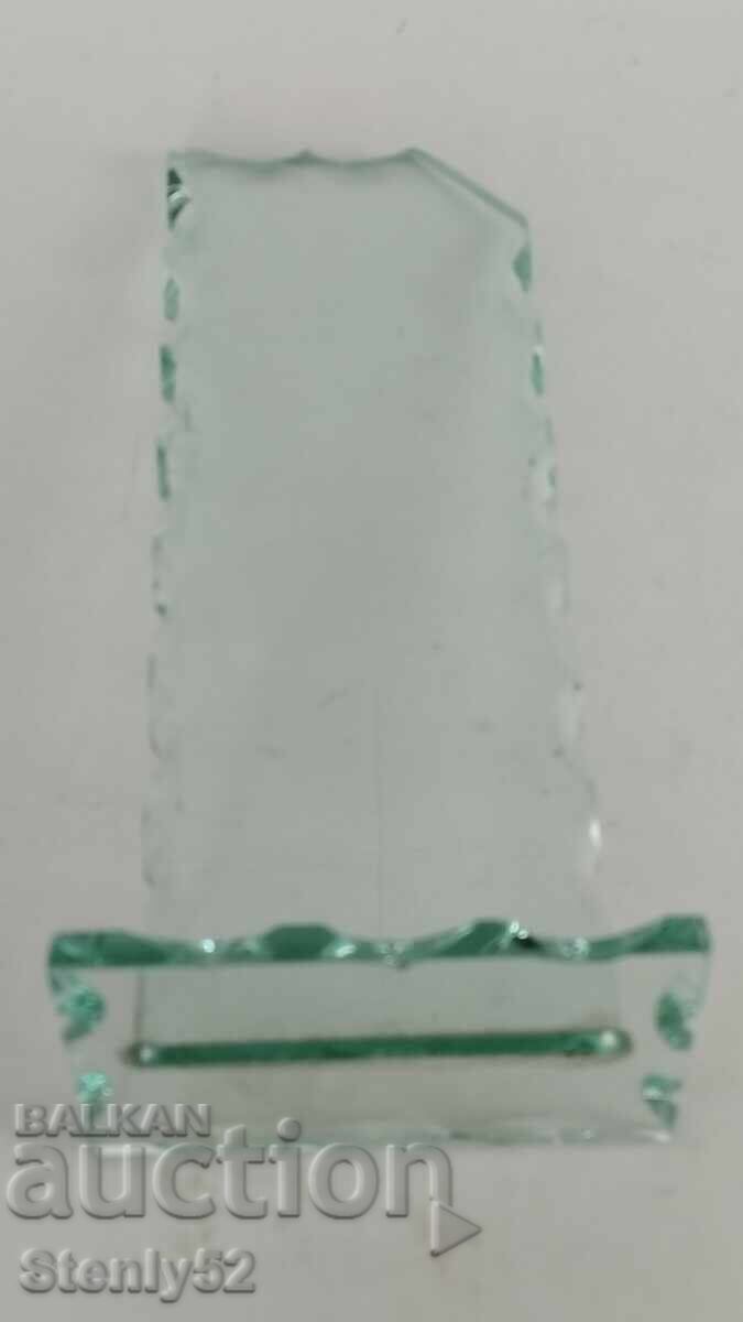 Suport din sticlă groasă pentru lipirea fotografiilor, plachetă cu preț € 5.00 | 9.78 BGN