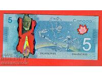 CANADA 5 $ - emisiune 2013 NOU UNC POLIMER