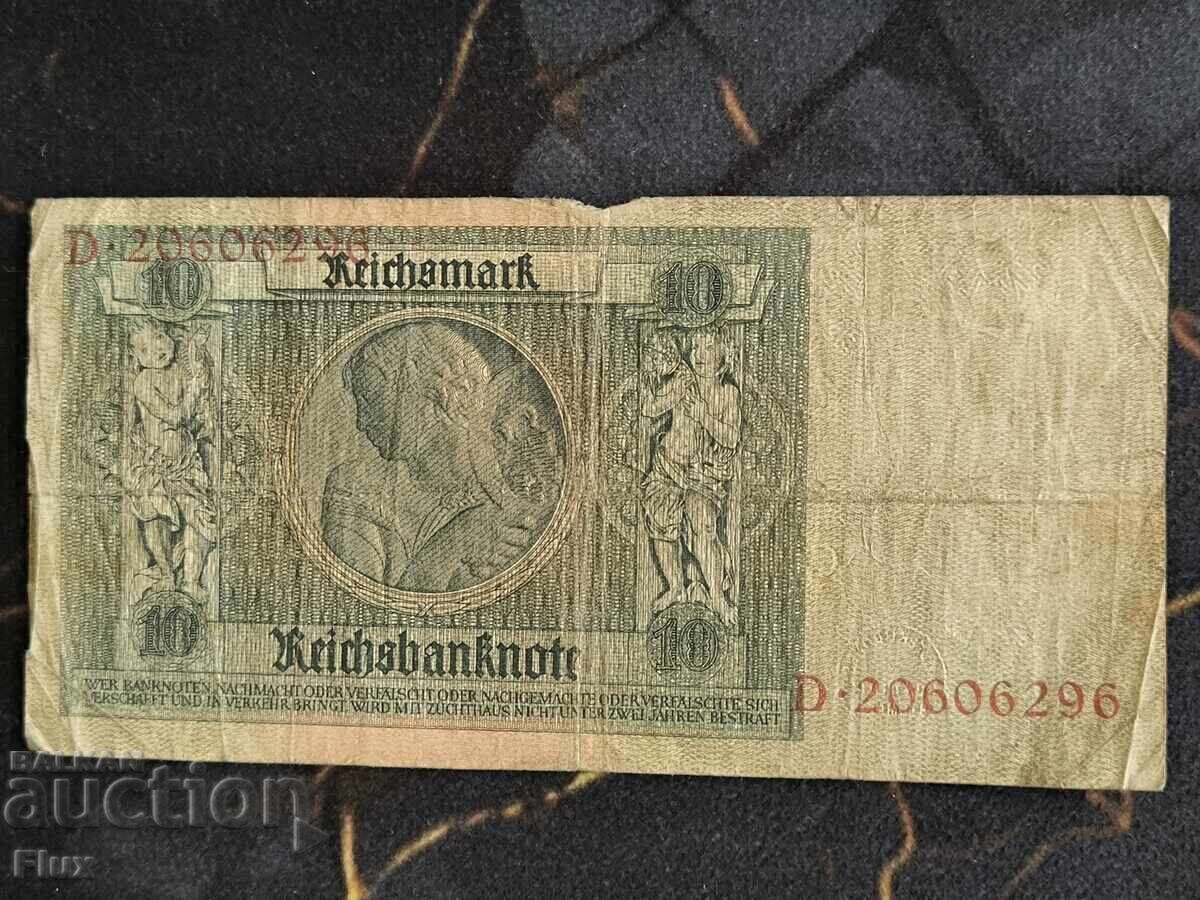 Τραπεζογραμμάτιο Ράιχ - Γερμανία - 10 μάρκα | 1924 με τιμή € 4.35 | 8.51 BGN