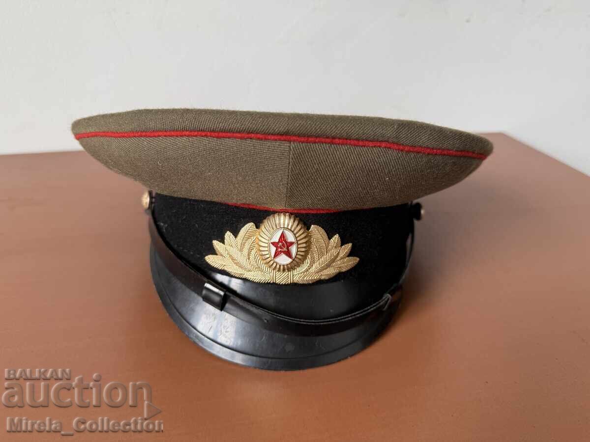 Livrarea Șapcă militară sovietică de ofițer general pentru uniformă Livrarea Șapcă militară sovietică de ofițer general pentru uniformă