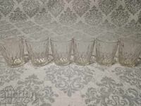 6 buc. pahare „Diamant” – Vintage Soc clasic – NOI