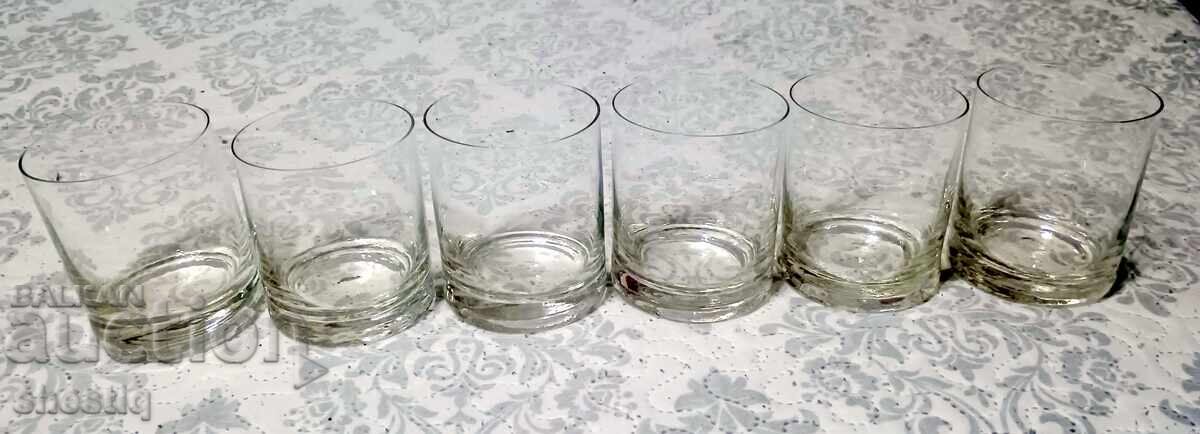 Set 6 buc. pahare de cristal pentru whisky – Cristal fin