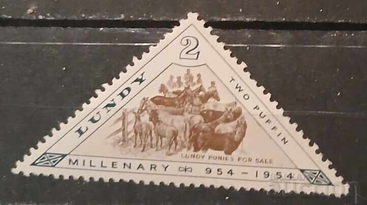 Marea Britanie/Insula Lundy 1954 Faună/Cai
