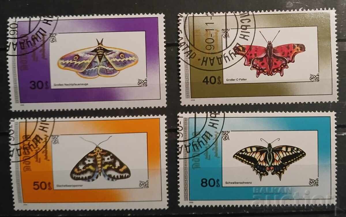 Mongolia 1990 Fauna/Butterflies Mongolia 1990 Fauna/Butterflies