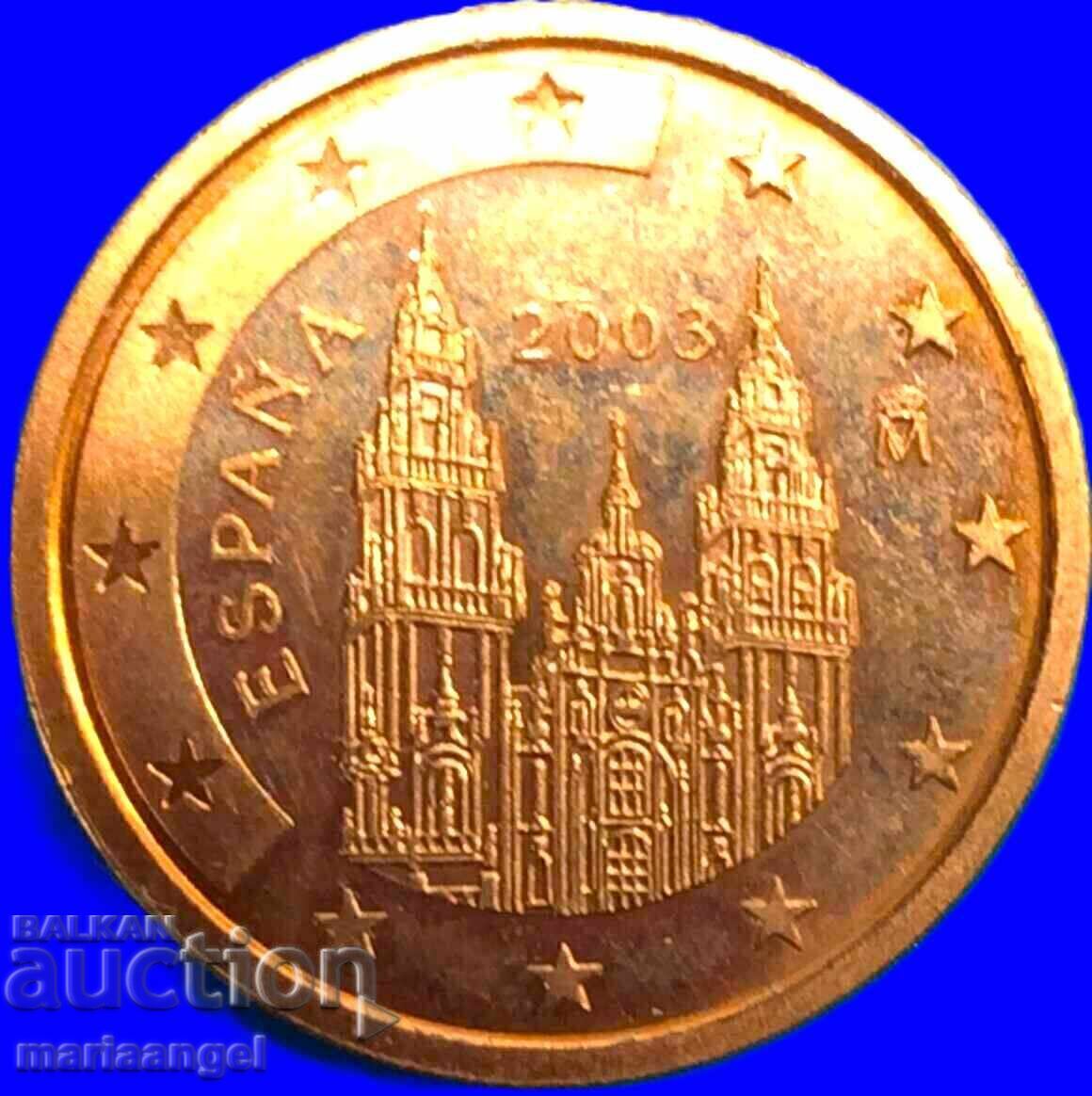 2 евро цента 2003 Испания PROOF - 5 2 евро цента 2003 Испания PROOF - 5