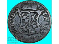 Olanda Austriacă 1750 1 Liard 23mm Cupru - Rar!