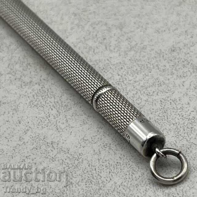 Livrarea Creion mecanic antic miniatural din argint sterling, 1930