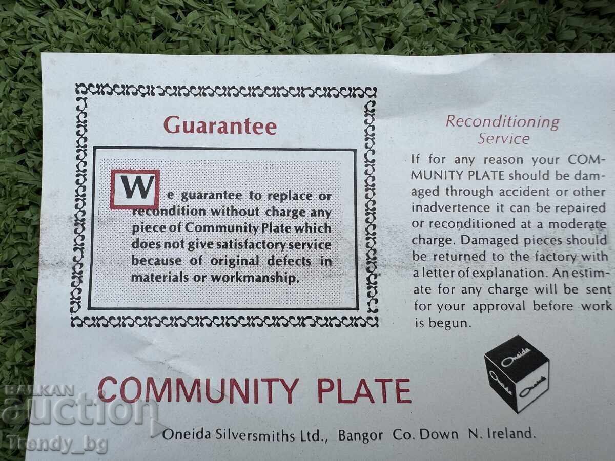 Furculițe de desert placate cu argint – Community Plate „Hampton Court” - 5