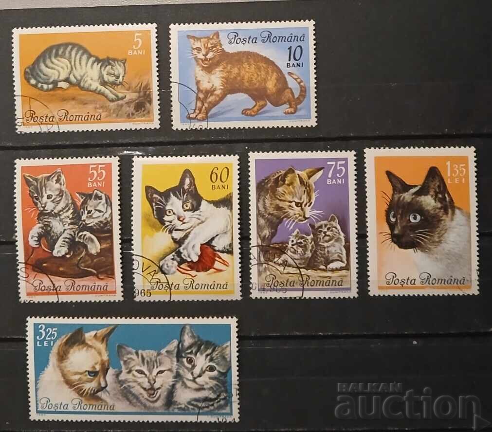 România 1965 Faună/Pisici