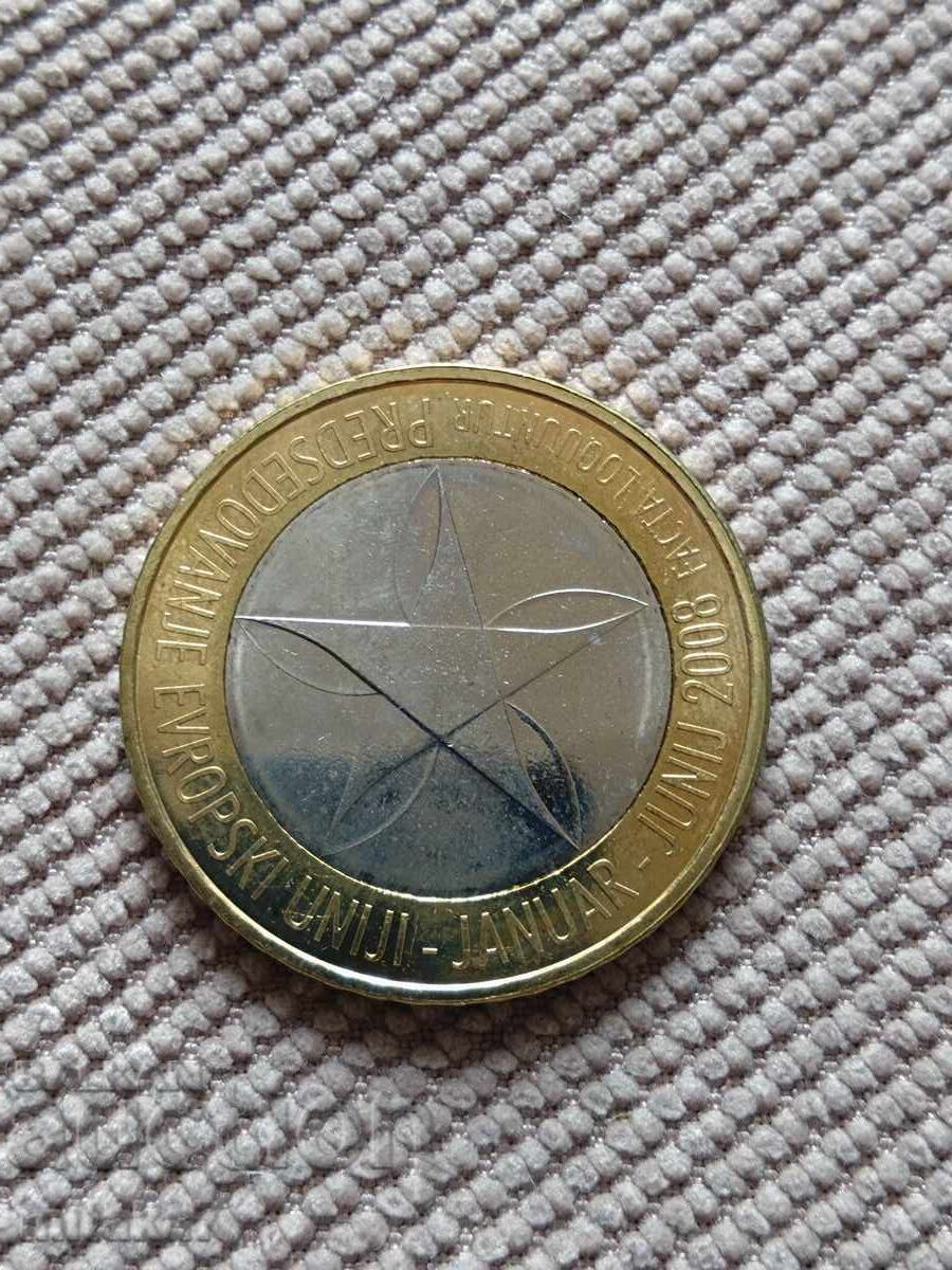 3 euro 2008, Slovenia cu preț € 6.00 | 11.74 BGN