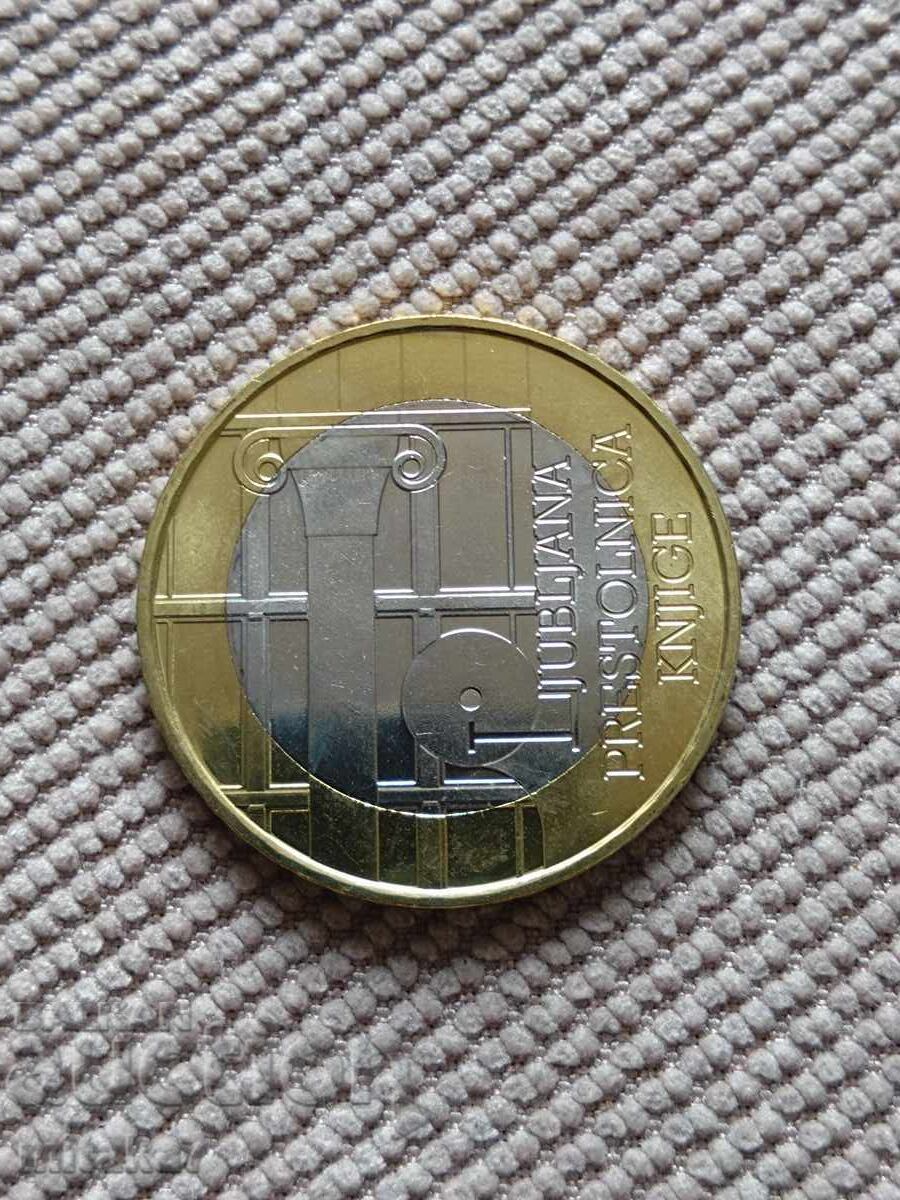 3 euro 2010, Slovenia cu preț € 6.00 | 11.74 BGN