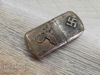 Brichetă germană pe benzină Al Doilea Război Mondial WWII WW2 Wehrmacht, Svastică, Reich