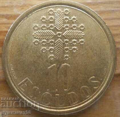 10 escudos 1988 - Portugalia