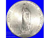 1 Lira 1937 Vatican