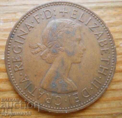 1 penny 1962 - Marea Britanie (Elizabeth II) cu preț € 1.20 | 2.35 BGN
