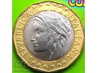 1000 Lire 1997 Italia bimetalică
