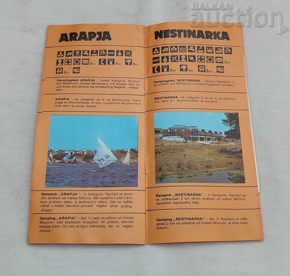 LITORALUL BULGĂRESC AL MĂRII NEGRE BROȘURĂ CAMPINGURI 197 - 6 LITORALUL BULGĂRESC AL MĂRII NEGRE BROȘURĂ CAMPINGURI 197 - 6