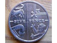 5 pence 2012 - Marea Britanie