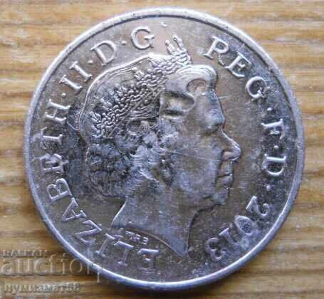10 penny 2013 - Marea Britanie cu preț € 0.30 | 0.59 BGN