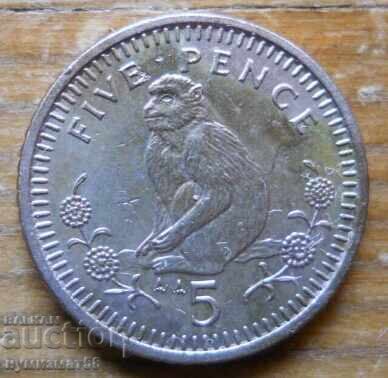 5 pence 1993 - Gibraltar
